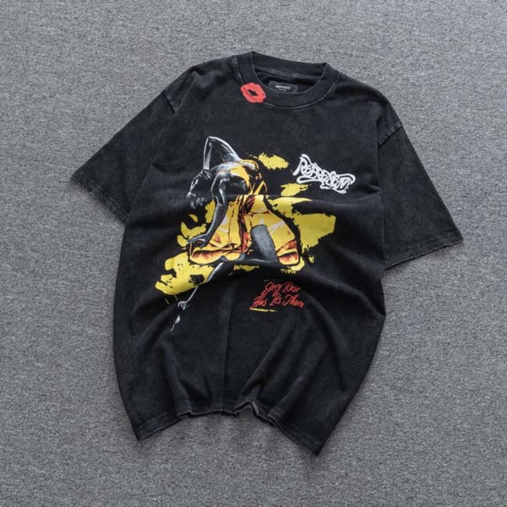 Represent Every Rose Hoodie Vintage Grey